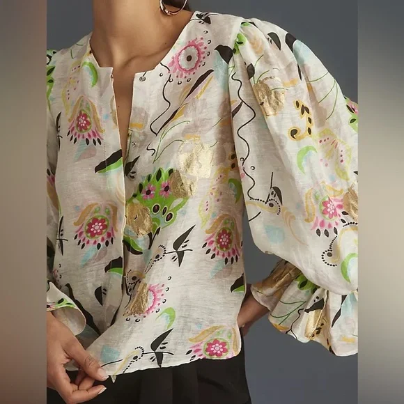 The Cynthia Rowley Love Locket Blouse - Picture 6 of 15